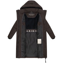 Marikoo Chumanii Damen Herbst Winter Steppmantel Parka lang Choco Größe M - Gr.38