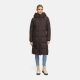 Marikoo Chumanii Damen Herbst Winter Steppmantel Parka lang Choco Größe XL - Gr.42
