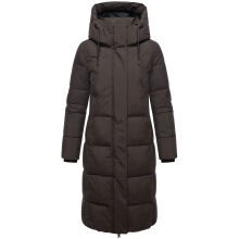 Marikoo Chumanii Damen Herbst Winter Steppmantel Parka lang Choco Größe XXL - Gr.44