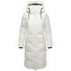 Marikoo Chumanii Damen Herbst Winter Steppmantel Parka lang Offwhite Größe S - Gr.36
