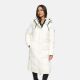 Marikoo Chumanii Damen Herbst Winter Steppmantel Parka lang Offwhite Größe M - Gr.38