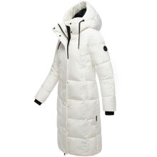 Marikoo Chumanii Damen Herbst Winter Steppmantel Parka lang Offwhite Größe L - Gr.40