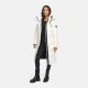 Marikoo Chumanii Damen Herbst Winter Steppmantel Parka lang Offwhite Größe L - Gr.40
