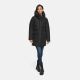 Marikoo Delilah Damen Herbst Winter Steppjacke Schwarz-Größe L - Gr. 40