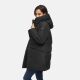 Marikoo Delilah Damen Herbst Winter Steppjacke Schwarz-Größe XL - Gr. 42