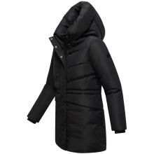 Marikoo Delilah Damen Herbst Winter Steppjacke Schwarz-Größe XXL - Gr. 44