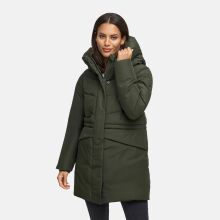 Marikoo Delilah Damen Herbst Winter Steppjacke DarkOlive-Größe XS - Gr. 34