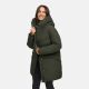 Marikoo Delilah Damen Herbst Winter Steppjacke DarkOlive-Größe M - Gr. 38