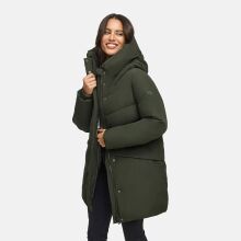 Marikoo Delilah Damen Herbst Winter Steppjacke DarkOlive-Größe XXL - Gr. 44
