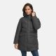 Marikoo Delilah Damen Herbst Winter Steppjacke Anthrazit-Größe S - Gr. 36