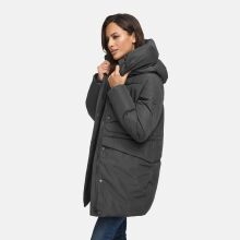 Marikoo Delilah Damen Herbst Winter Steppjacke Anthrazit-Größe L - Gr. 40