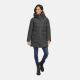 Marikoo Delilah Damen Herbst Winter Steppjacke Anthrazit-Größe XL - Gr. 42