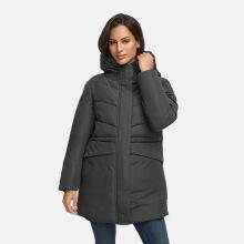 Marikoo Delilah Damen Herbst Winter Steppjacke Anthrazit-Größe XXL - Gr. 44