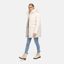 Marikoo Delilah Damen Herbst Winter Steppjacke Cream-Größe M - Gr. 38