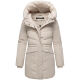 Marikoo Delilah Damen Herbst Winter Steppjacke Cream-Größe L - Gr. 40