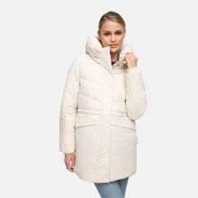 Marikoo Delilah Damen Herbst Winter Steppjacke Cream-Größe XXL - Gr. 44