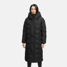 Navahoo Engelsfeder Damen Winter Parka Steppmantel Schwarz Größe XS - Gr.34