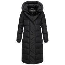 Navahoo Engelsfeder Damen Winter Parka Steppmantel Schwarz Größe XS - Gr.34