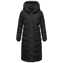 Navahoo Engelsfeder Damen Winter Parka Steppmantel Schwarz Größe XS - Gr.34