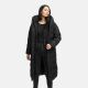 Navahoo Engelsfeder Damen Winter Parka Steppmantel Schwarz Größe XS - Gr.34