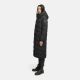 Navahoo Engelsfeder Damen Winter Parka Steppmantel Schwarz Größe XS - Gr.34