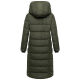 Navahoo Engelsfeder Damen Winter Parka Steppmantel DarkOlive Größe XS - Gr.34