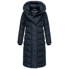 Navahoo Engelsfeder Damen Winter Parka Steppmantel Navy Größe XS - Gr.34