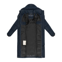 Navahoo Engelsfeder Damen Winter Parka Steppmantel Navy Größe XS - Gr.34
