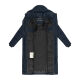 Navahoo Engelsfeder Damen Winter Parka Steppmantel Navy Größe XS - Gr.34