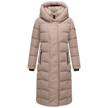 Navahoo Engelsfeder Damen Winter Parka Steppmantel TaupeGrey Größe XS - Gr.34