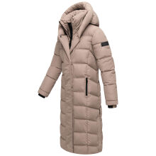 Navahoo Engelsfeder Damen Winter Parka Steppmantel TaupeGrey Größe XS - Gr.34