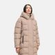 Navahoo Engelsfeder Damen Winter Parka Steppmantel TaupeGrey Größe XS - Gr.34
