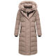 Navahoo Engelsfeder Damen Winter Parka Steppmantel TaupeGrey Größe XS - Gr.34