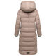 Navahoo Engelsfeder Damen Winter Parka Steppmantel TaupeGrey Größe XS - Gr.34