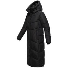 Marikoo Firella Damen Winter Steppmantel Winterjacke Parka Schwarz-Größe M - Gr. 38