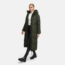 Marikoo Firella Damen Winter Steppmantel Winterjacke Parka DarkOlive-Größe 3XL - Gr. 46