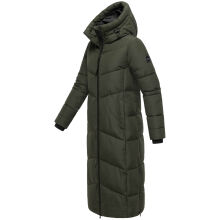 Marikoo Firella Damen Winter Steppmantel Winterjacke Parka DarkOlive-Größe 3XL - Gr. 46