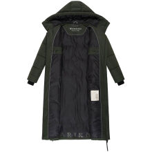 Marikoo Firella Damen Winter Steppmantel Winterjacke Parka DarkOlive-Größe 4XL - Gr. 48