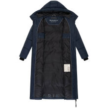 Marikoo Firella Damen Winter Steppmantel Winterjacke Parka Navy-Größe 6XL - Gr. 52