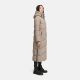 Marikoo Firella Damen Winter Steppmantel Winterjacke Parka TaupeGrey-Größe XS - Gr. 34