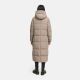 Marikoo Firella Damen Winter Steppmantel Winterjacke Parka TaupeGrey-Größe 3XL - Gr. 46