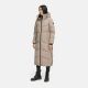 Marikoo Firella Damen Winter Steppmantel Winterjacke Parka TaupeGrey-Größe 4XL - Gr. 48