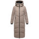 Marikoo Firella Damen Winter Steppmantel Winterjacke Parka TaupeGrey-Größe 4XL - Gr. 48