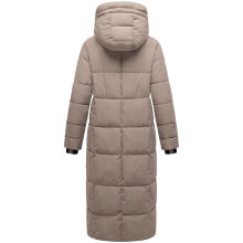 Marikoo Firella Damen Winter Steppmantel Winterjacke Parka TaupeGrey-Größe 5XL - Gr. 50