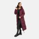 Marikoo Firella Damen Winter Steppmantel Winterjacke Parka Wine-Größe S - Gr. 36
