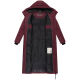 Marikoo Firella Damen Winter Steppmantel Winterjacke Parka Wine-Größe S - Gr. 36