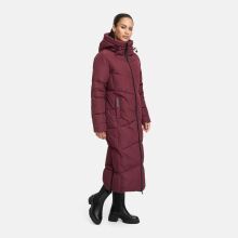 Marikoo Firella Damen Winter Steppmantel Winterjacke Parka Wine-Größe L - Gr. 40