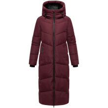 Marikoo Firella Damen Winter Steppmantel Winterjacke Parka Wine-Größe XL - Gr. 42