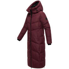 Marikoo Firella Damen Winter Steppmantel Winterjacke Parka Wine-Größe XL - Gr. 42