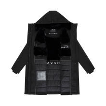 Navahoo Hageltanz Damen Winterjacke Parka Schwarz-Größe S - Gr. 36